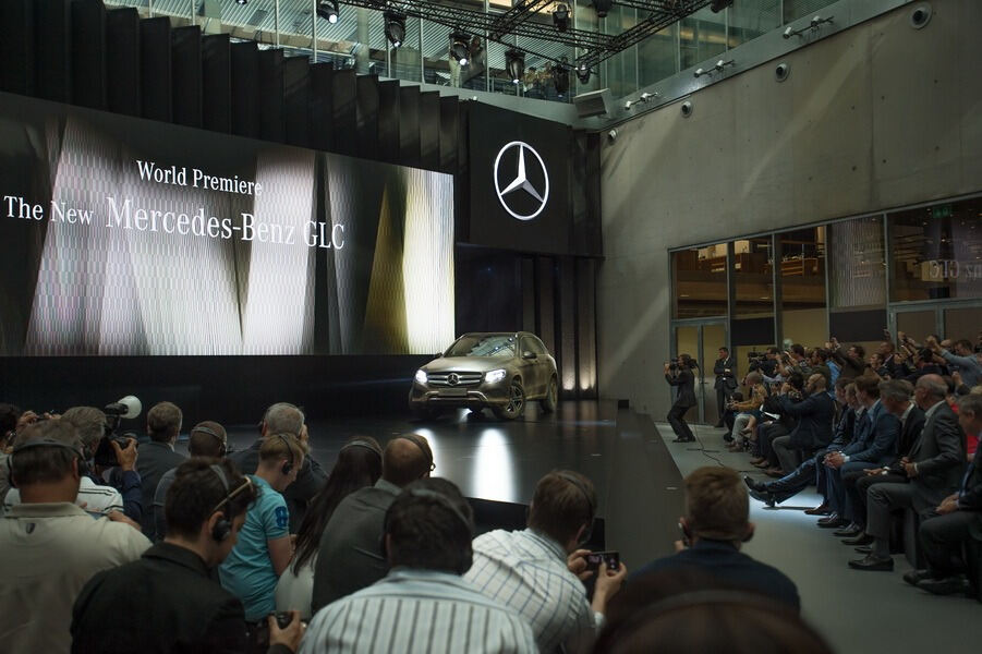 Mercedes GLC Weltpremiere Metzingen 2015