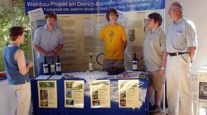 Ehemalige Metzinger Gymnasiasten in Heidenheim. FOTO: MUT