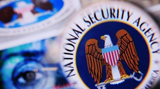 Logo des US-Geheimdienstes National Security Agency. Die NSA erwägt offenbar die Zusammenarbeit mit Deutschland zu kappen. Fo