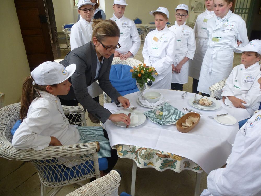 Miniköche auf Schloss Ehrenfels 2015