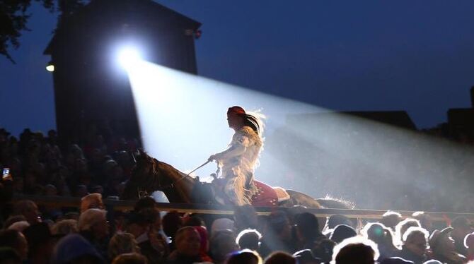 Winnetou (Jan Sosniok) reitet wieder. Foto: Christian Charisius