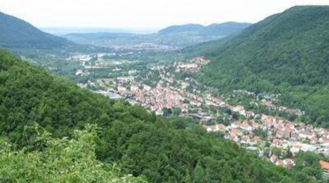 Der Blick von den Höhen Bad Urachs ins Ermstal. Die Kurstadt erhofft sich vom Biosphärengebiet die Sicherung der Kulturlandschaf