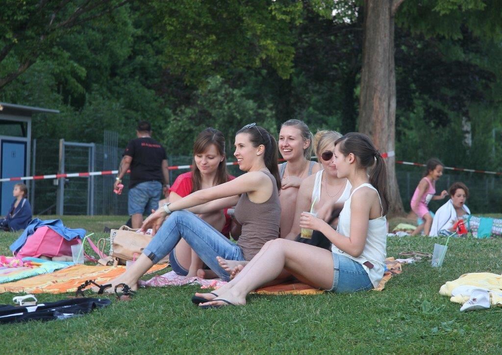 DLRG Poolparty im Pfullinger Freibad 2015