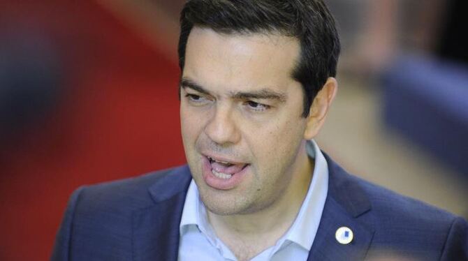 Der griechische Regierungschef Alexis Tsipras stößt auf wachsenden Widerstand in seinem eigenen Land. Foto: Laurent Dubrule