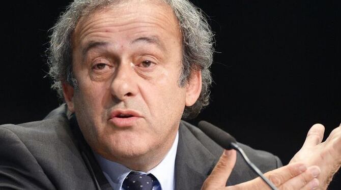 Michel Platini ist der Präsident der UEFA. Foto: Walter Bieri