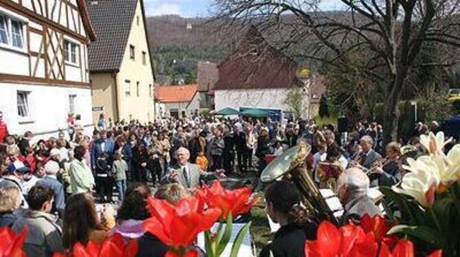 Tulpenblütezeit in Gönningen - und die Massen strömen zur Eröffnung der wiedererweckten Tradition aus der blumigen Samenhändler-