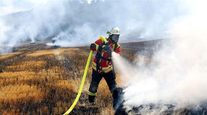 Flächenbrand auf der Alb