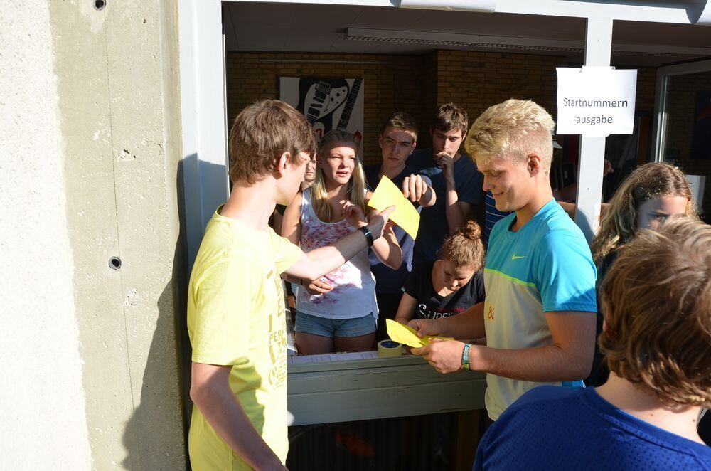 Spendenlauf Friedrich-Schiller-Gymnasium Pfullingen Juli 2015