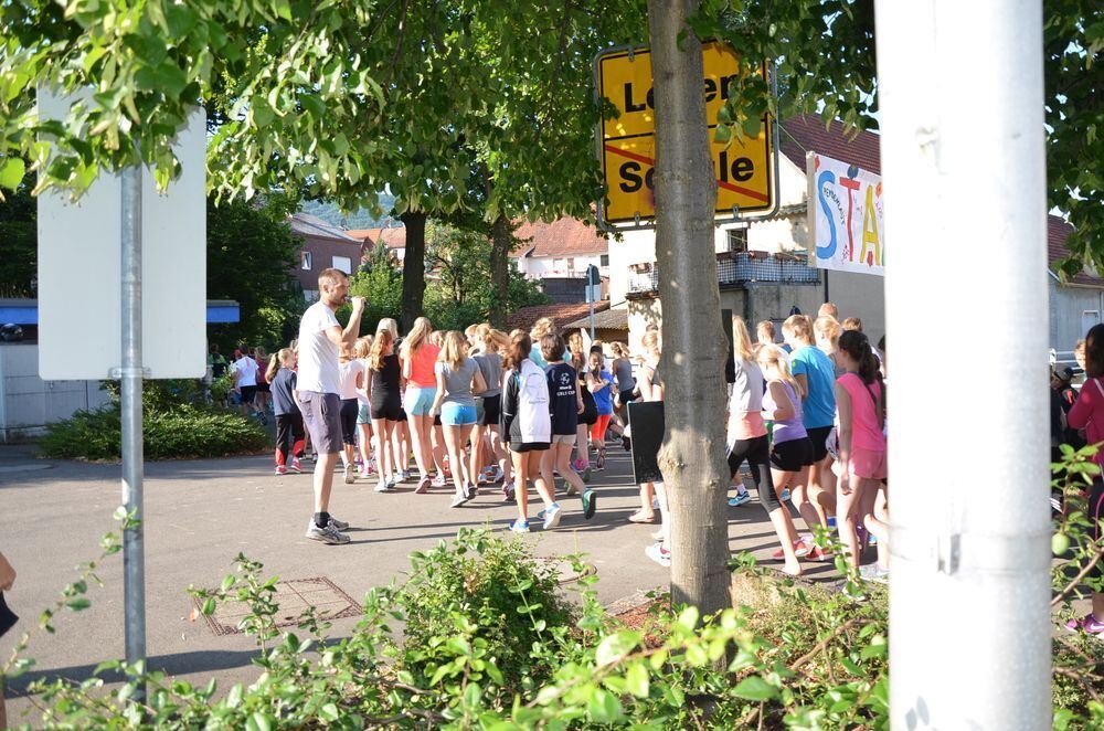 Spendenlauf Friedrich-Schiller-Gymnasium Pfullingen Juli 2015