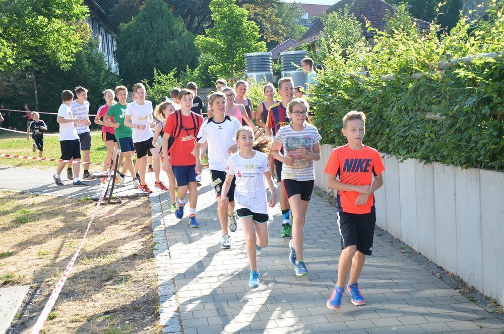 Spendenlauf Friedrich-Schiller-Gymnasium Pfullingen Juli 2015