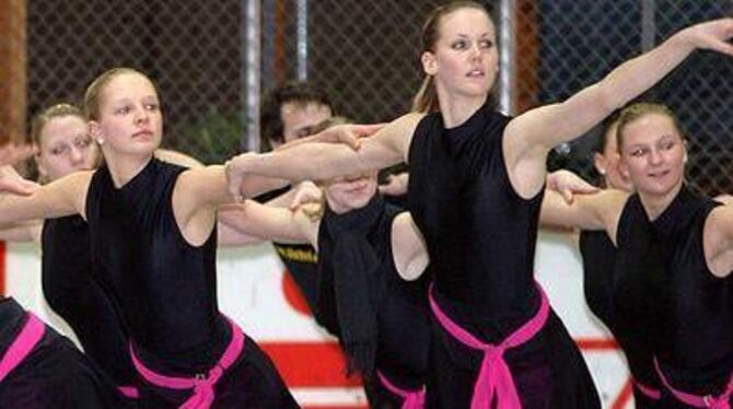 Startet heute mit den &raquo;United Angels&laquo; aus Stuttgart bei der WM in Prag: die Reutlinger Synchron-Eisläuferin Tanja Fi