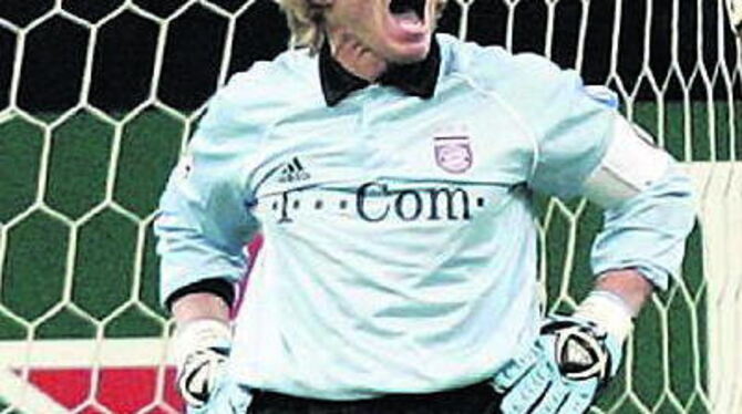 Schrie sich beim Debakel in Mailand den Frust von der Seele: Oliver Kahn. FOTO: DPA