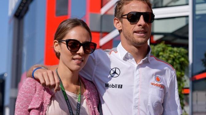 Jenson Button und seine Frau Jessica wurden ausgeraubt. Foto: David Ebener