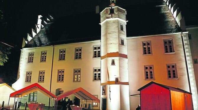 Der Trochtelfinger Schlossplatz bei der letzten Kulturnacht. In diesem Jahr beginnt und endet die Kulturnacht dort. FOTO: VEREIN