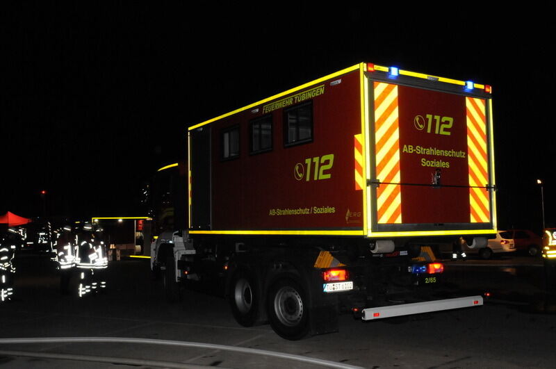 Flüchtlingsheim in Rottenburg in Brand