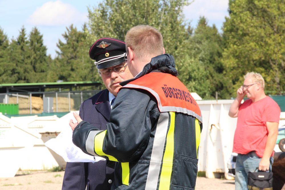 Hauptübung der Feuerwehr Engstingen