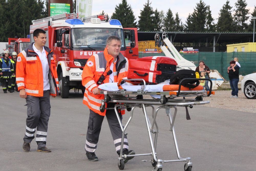 Hauptübung der Feuerwehr Engstingen