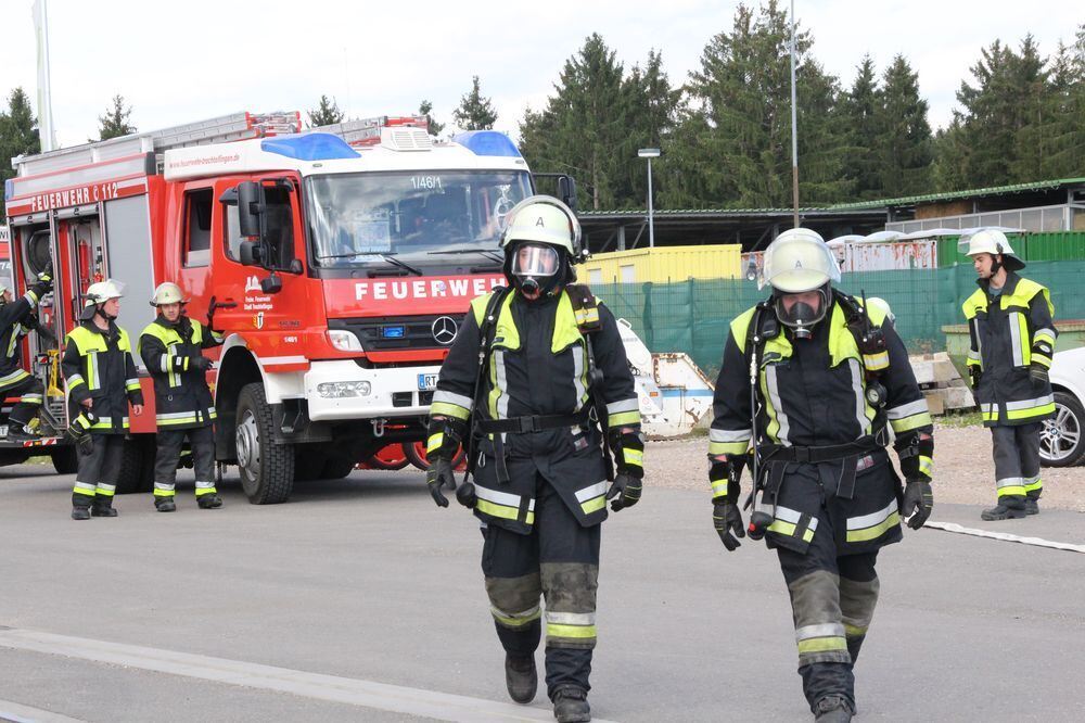 Hauptübung der Feuerwehr Engstingen