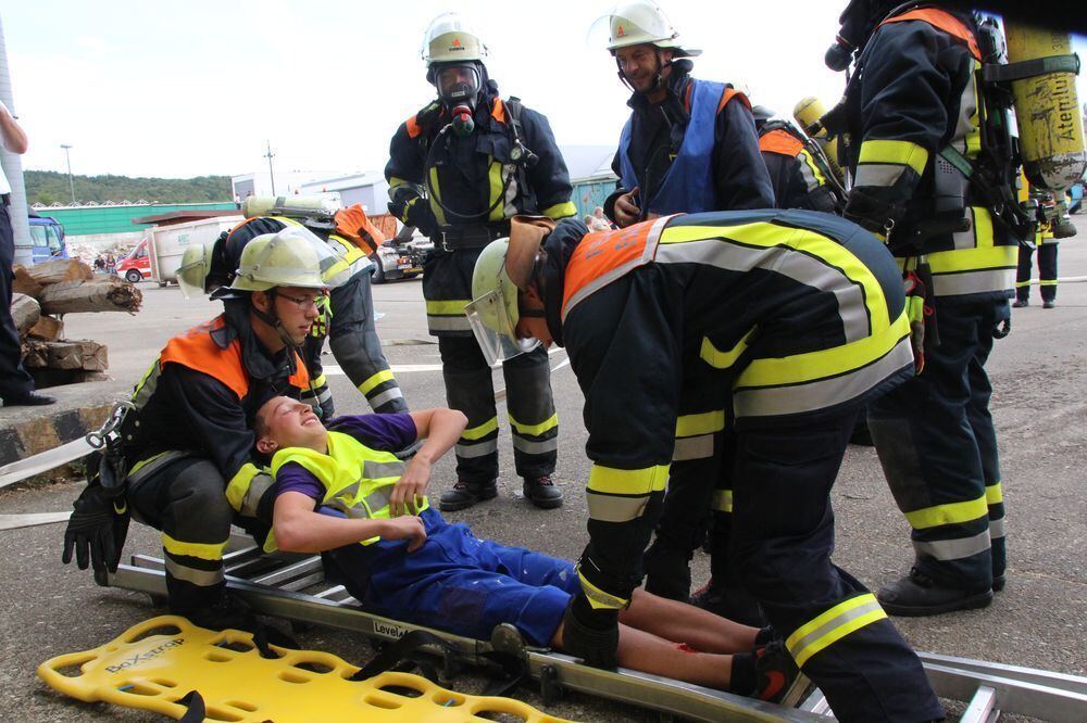 Hauptübung der Feuerwehr Engstingen