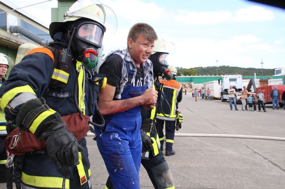 Hauptübung der Feuerwehr Engstingen