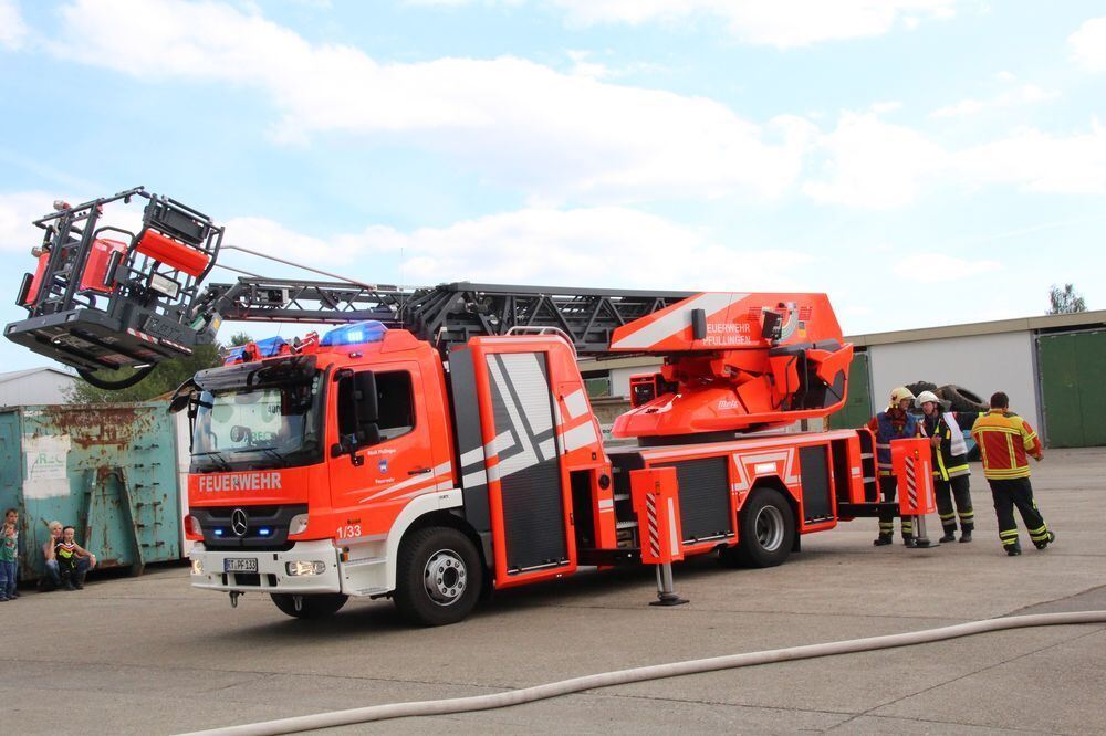 Hauptübung der Feuerwehr Engstingen