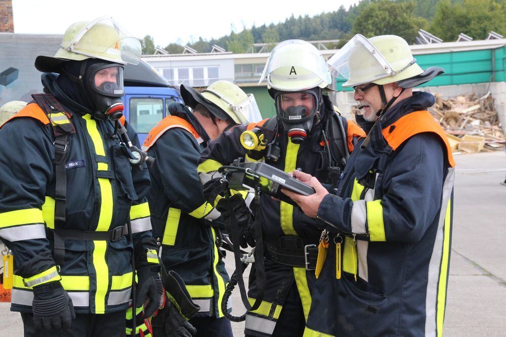 Hauptübung der Feuerwehr Engstingen