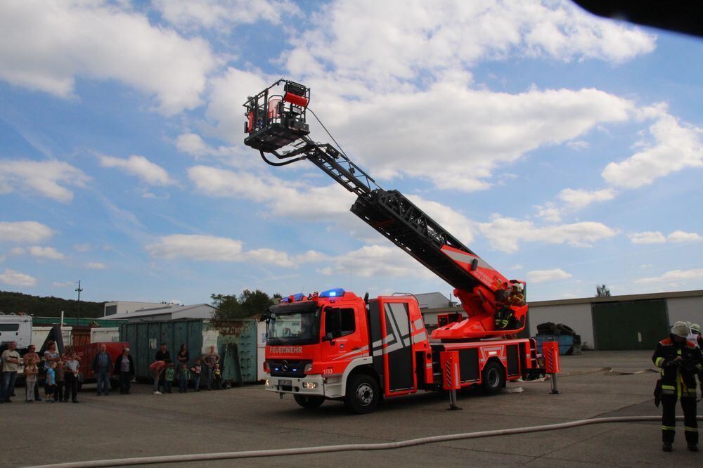 Hauptübung der Feuerwehr Engstingen