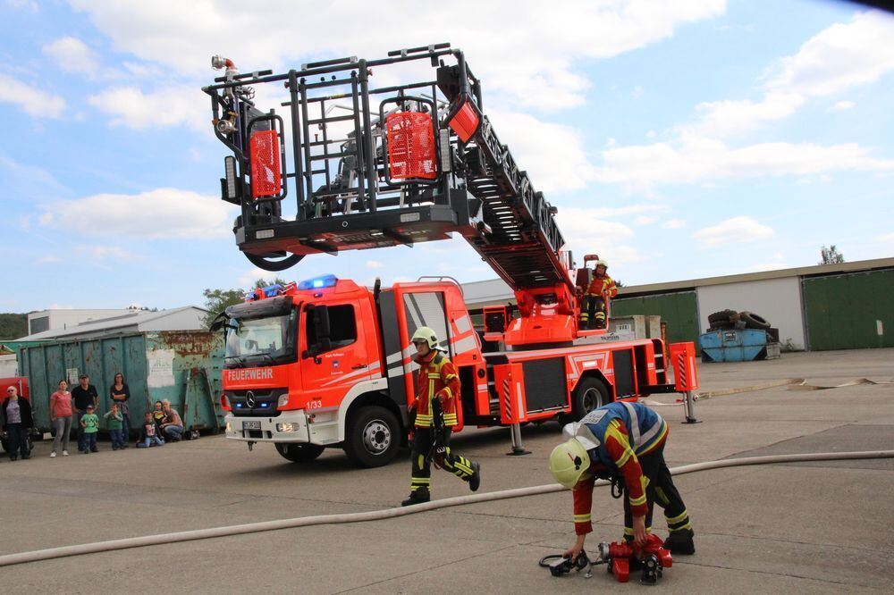 Hauptübung der Feuerwehr Engstingen