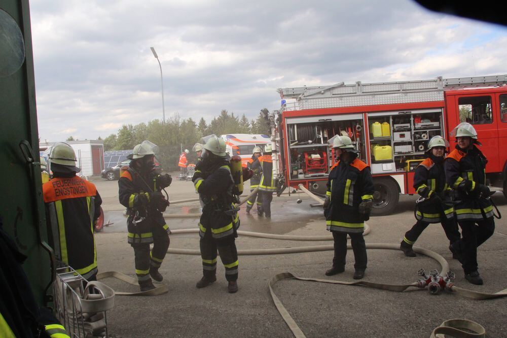 Hauptübung der Feuerwehr Engstingen