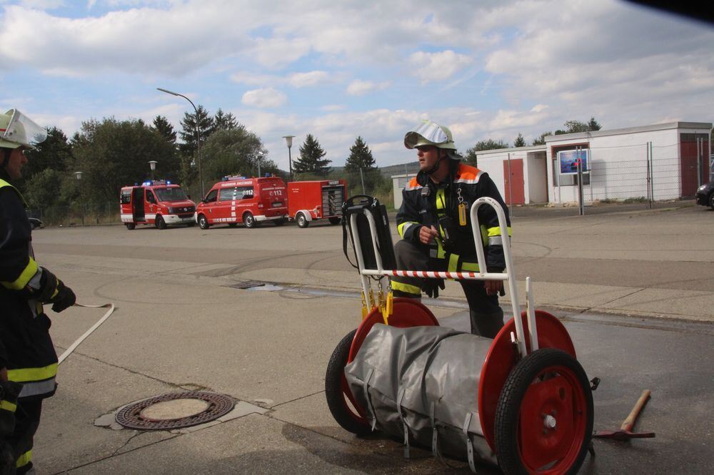 Hauptübung der Feuerwehr Engstingen