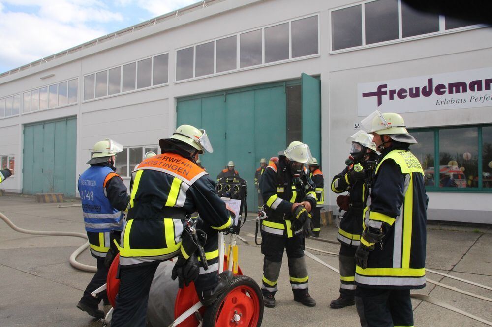 Hauptübung der Feuerwehr Engstingen