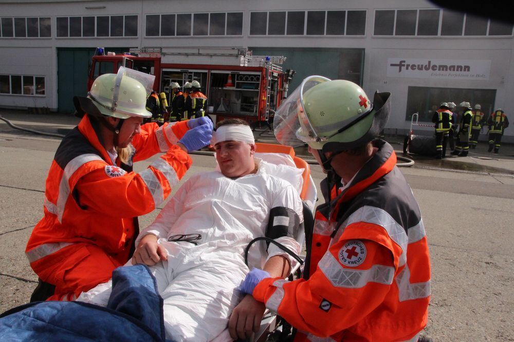 Hauptübung der Feuerwehr Engstingen