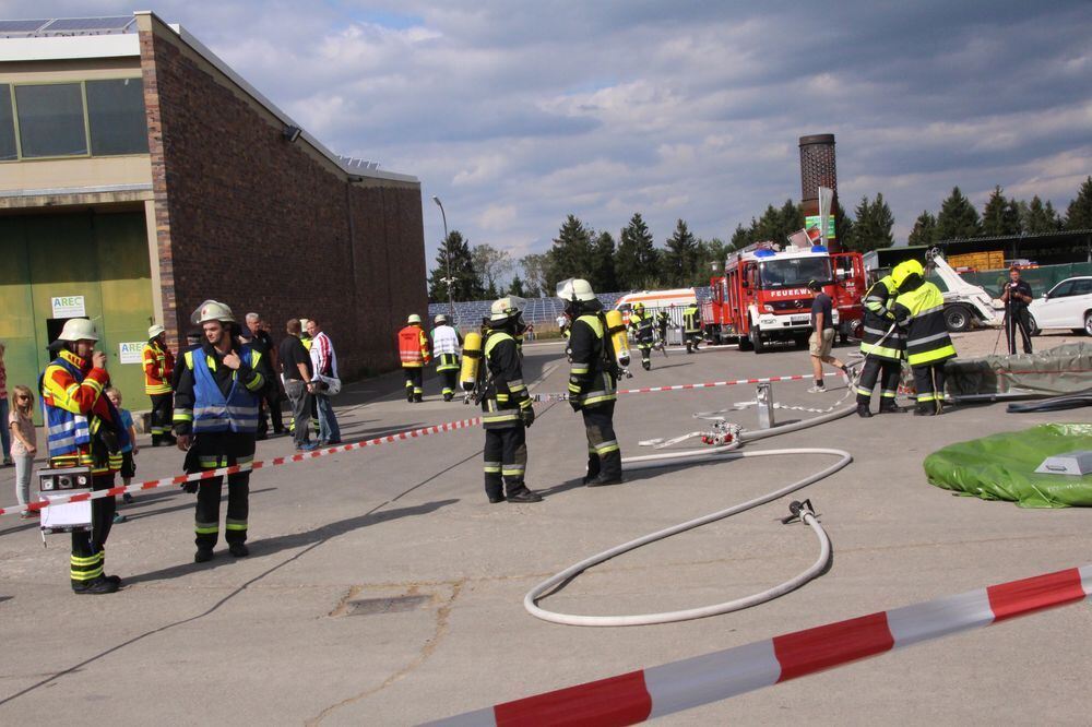 Hauptübung der Feuerwehr Engstingen