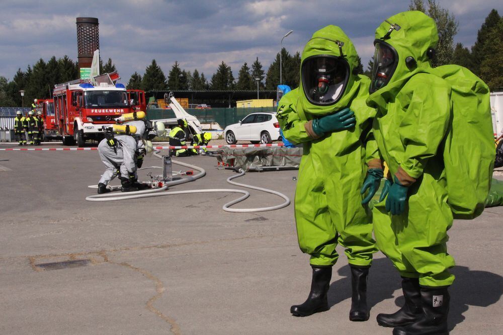 Hauptübung der Feuerwehr Engstingen