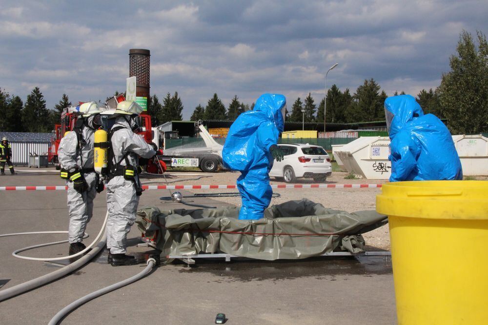 Hauptübung der Feuerwehr Engstingen