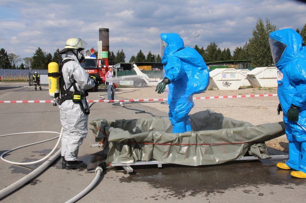 Hauptübung der Feuerwehr Engstingen