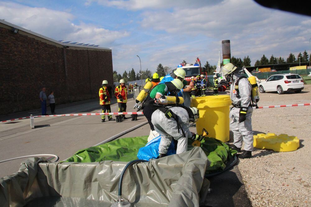 Hauptübung der Feuerwehr Engstingen