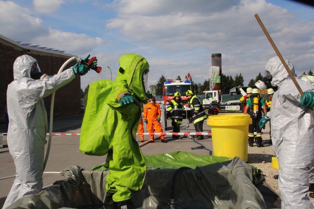 Hauptübung der Feuerwehr Engstingen