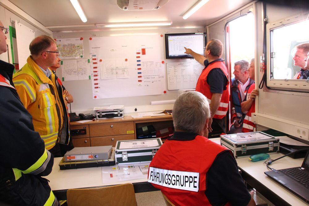 Hauptübung der Feuerwehr Engstingen