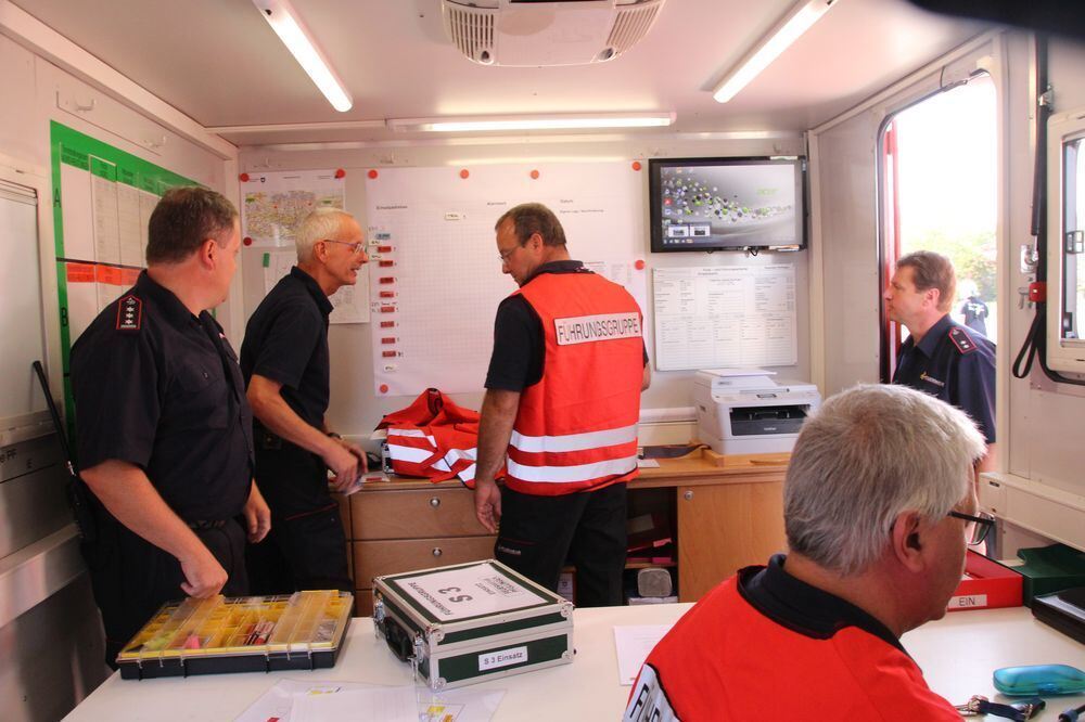 Hauptübung der Feuerwehr Engstingen