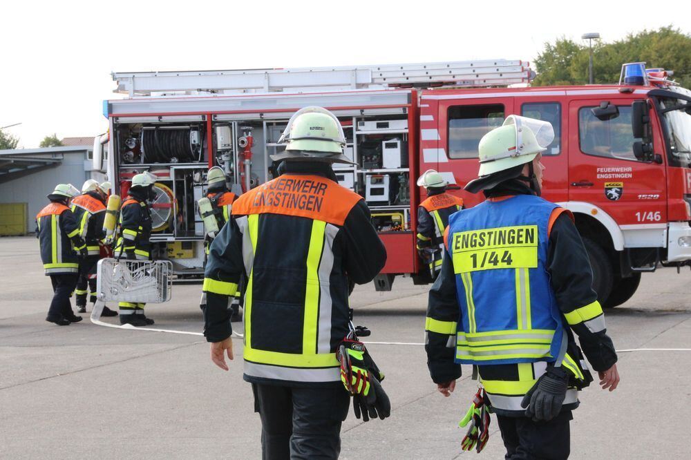 Hauptübung der Feuerwehr Engstingen