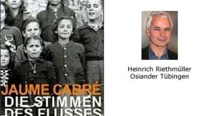 Buchtipp von Heinrich Riethmüller, Mitarbeiter der Osianderschen Buchhandlung in Tübingen: »Die Stimmen des Flusses«