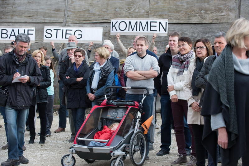 Bürgerfest beim Scheibengipfeltunnel Oktober 2015