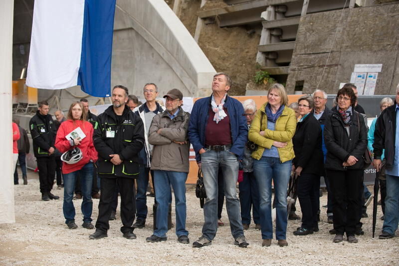 Bürgerfest beim Scheibengipfeltunnel Oktober 2015