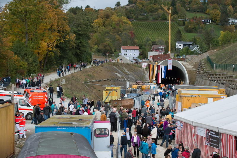 Bürgerfest beim Scheibengipfeltunnel Oktober 2015