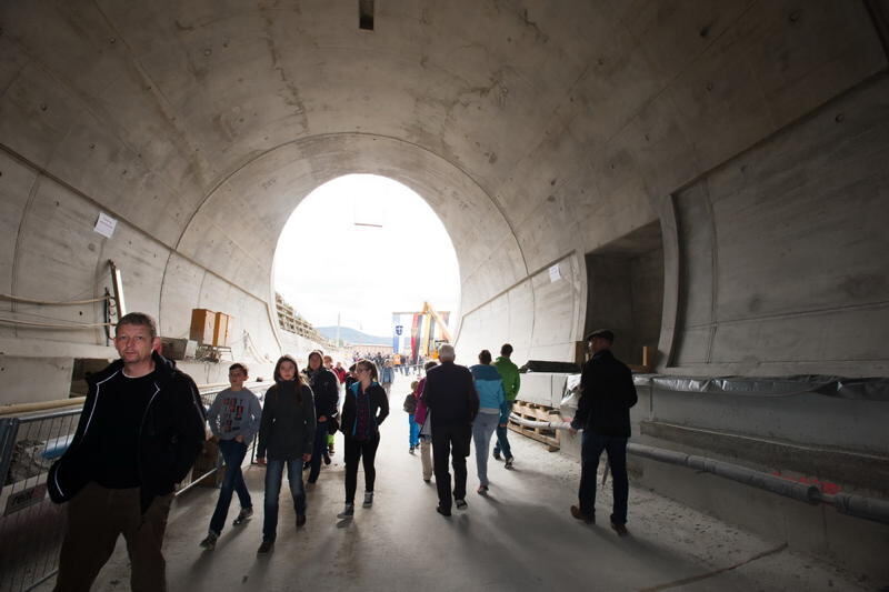 Bürgerfest beim Scheibengipfeltunnel Oktober 2015