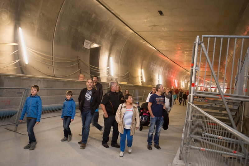 Bürgerfest beim Scheibengipfeltunnel Oktober 2015