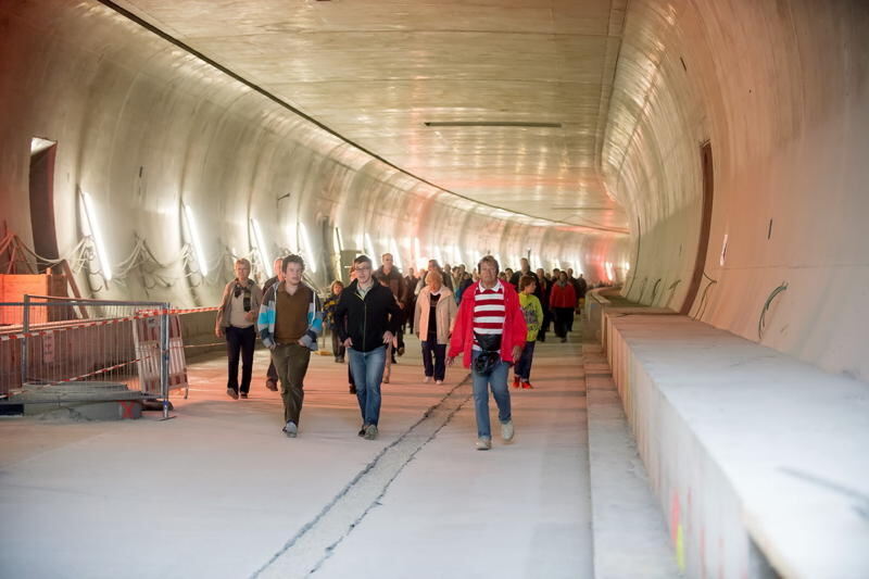 Bürgerfest beim Scheibengipfeltunnel Oktober 2015