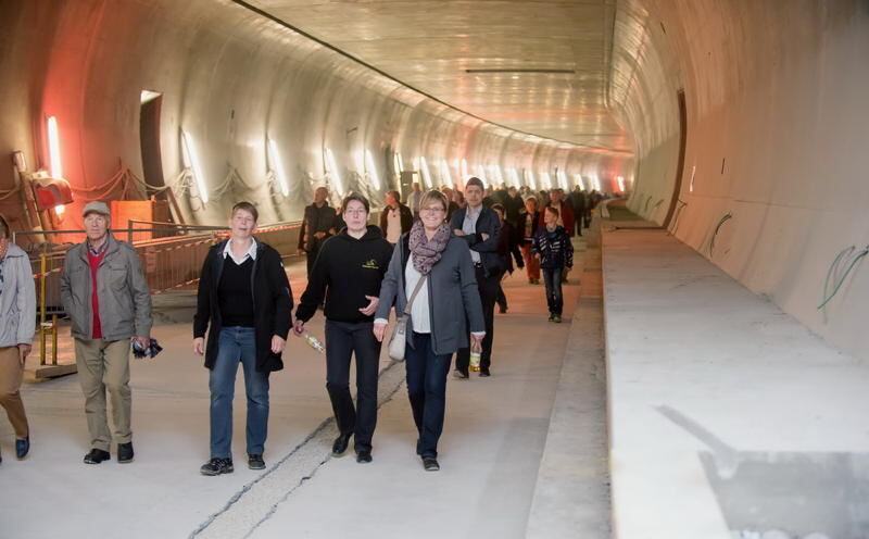 Bürgerfest beim Scheibengipfeltunnel Oktober 2015