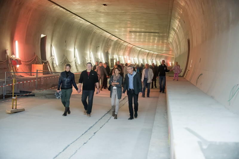 Bürgerfest beim Scheibengipfeltunnel Oktober 2015